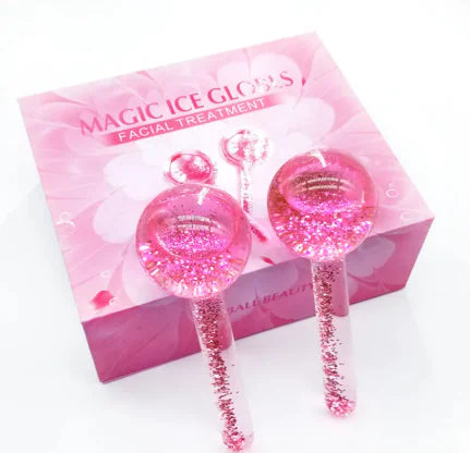 Glitter Ice Gesichtsmassagekugeln