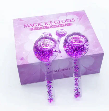 Glitter Ice Gesichtsmassagekugeln