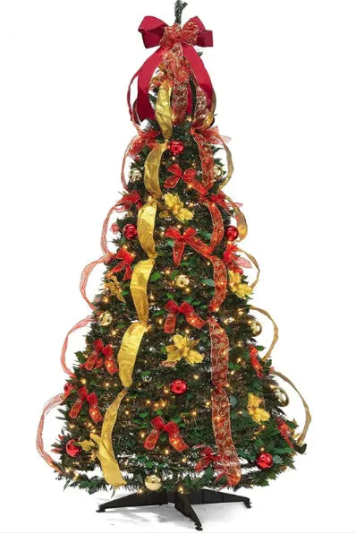 Spiral Glow Weihnachtsbaum – Faltbarer LED-Deko-Baum für Zuhause & Büro