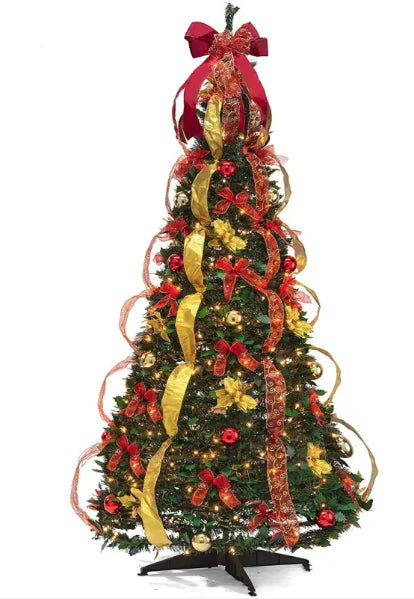 Spiral Glow Weihnachtsbaum – Faltbarer LED-Deko-Baum für Zuhause & Büro